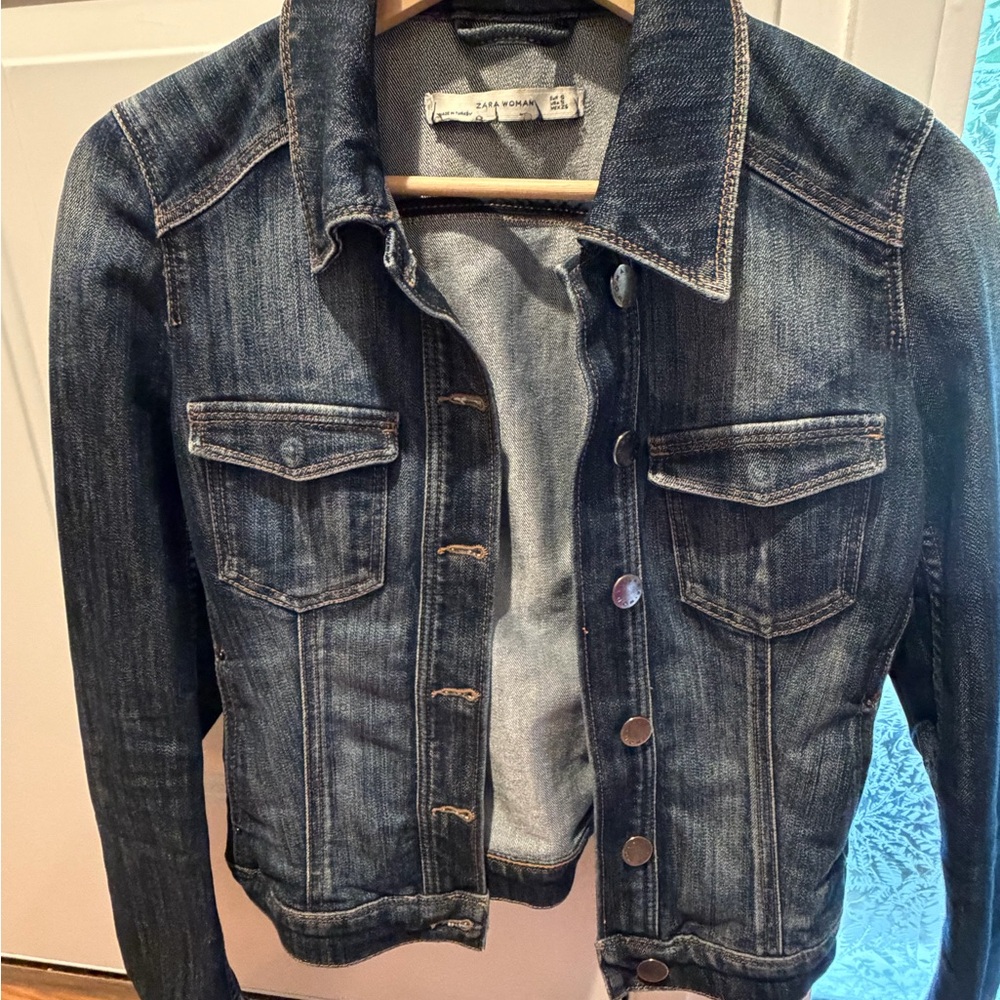 Zara Dark Blue Denim Jacket